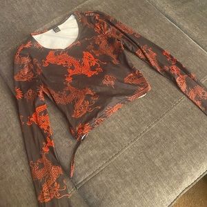 Dragon crop top